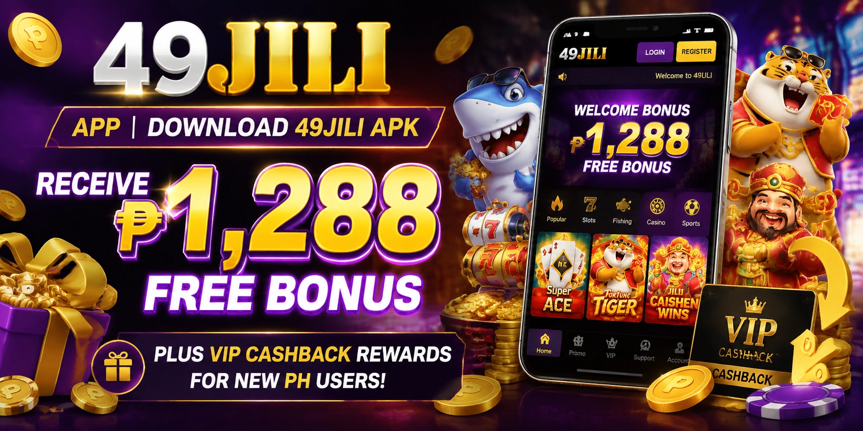 49JILI Philippines homepage visual