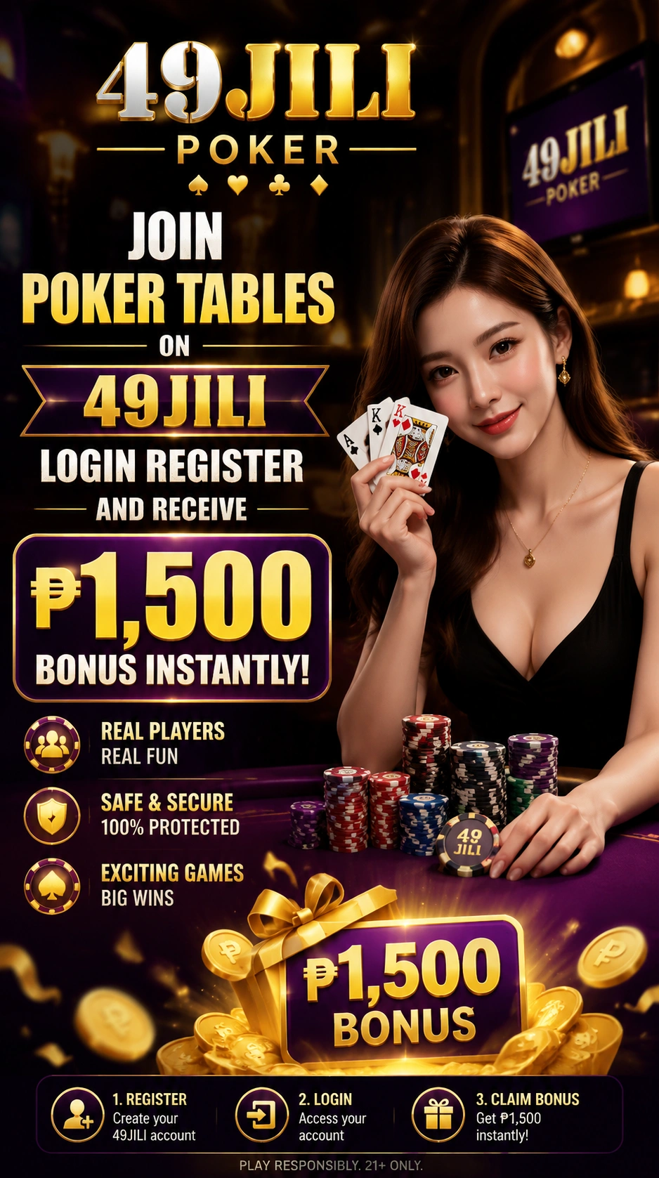 Texas Hold'em poker table visual used in the poker category page