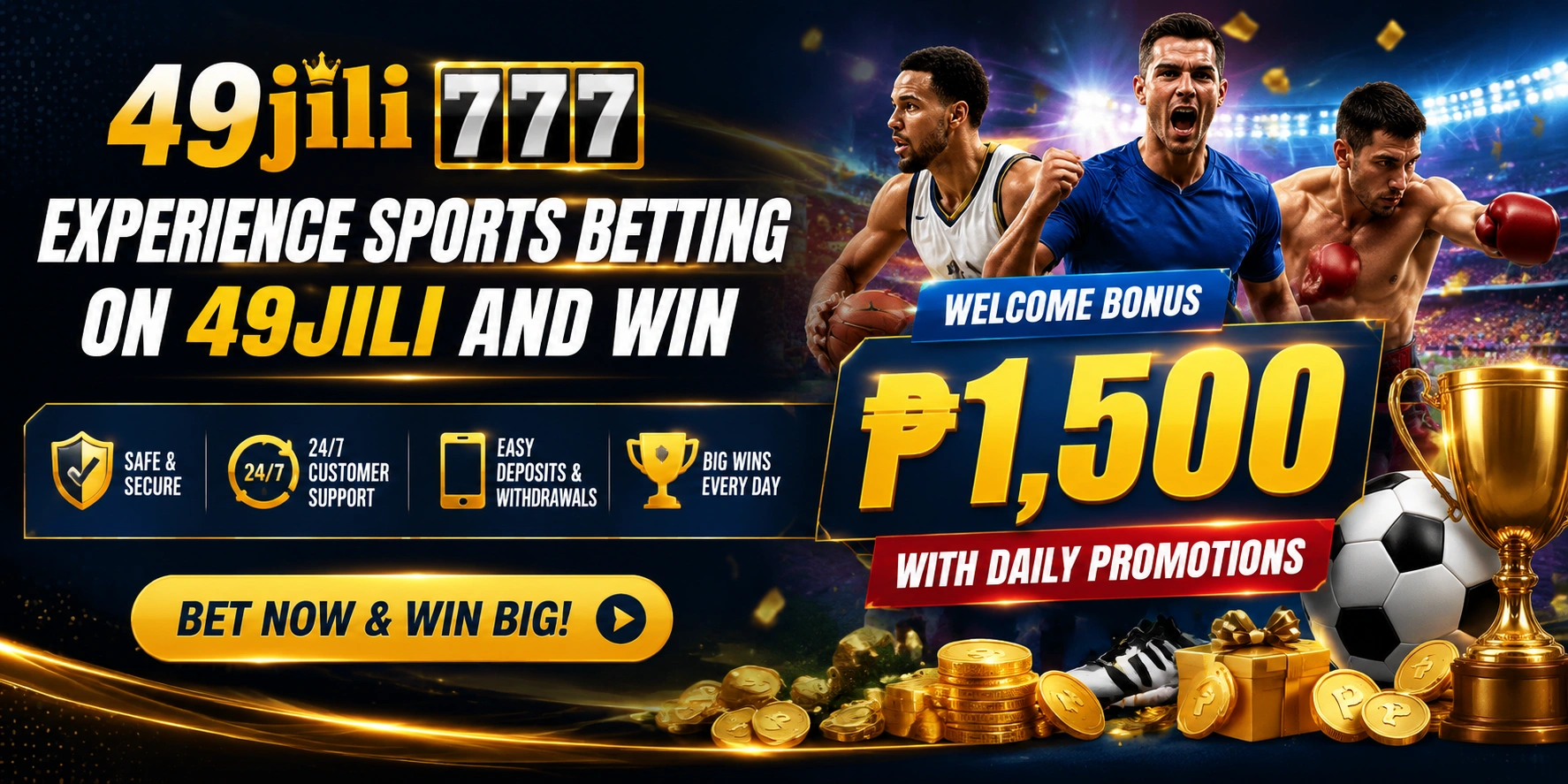 Sports betting hero visual for Filipino fans